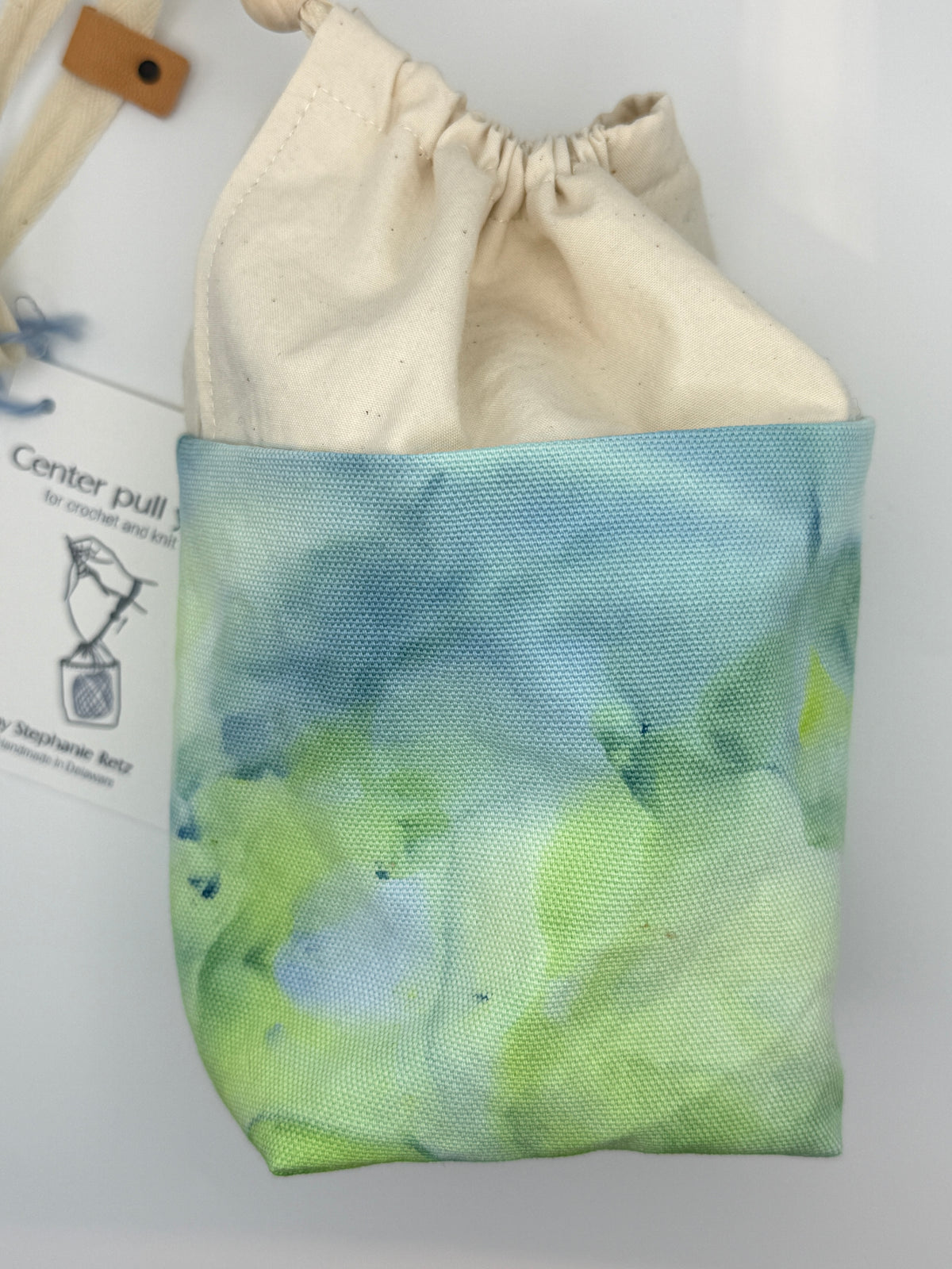 Center Pull Yarn Sack - Knit or Crochet on the Go - Handmade in Delaware!