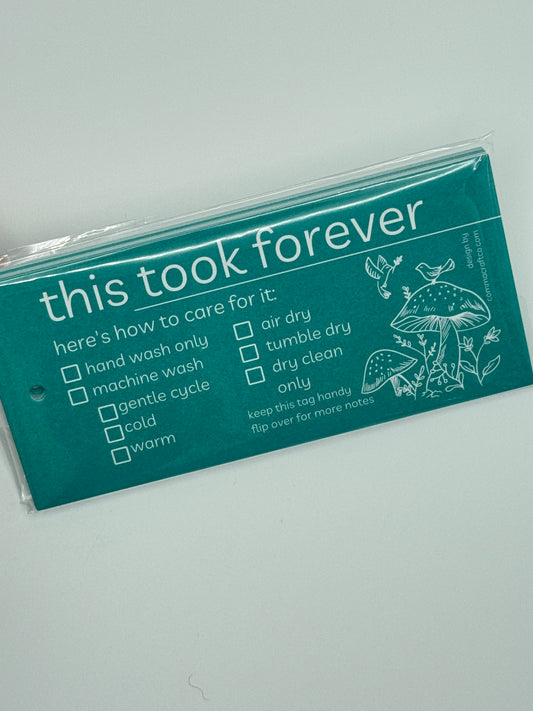 Gift Tag Labels for Handmade Items from Comma Craft Co