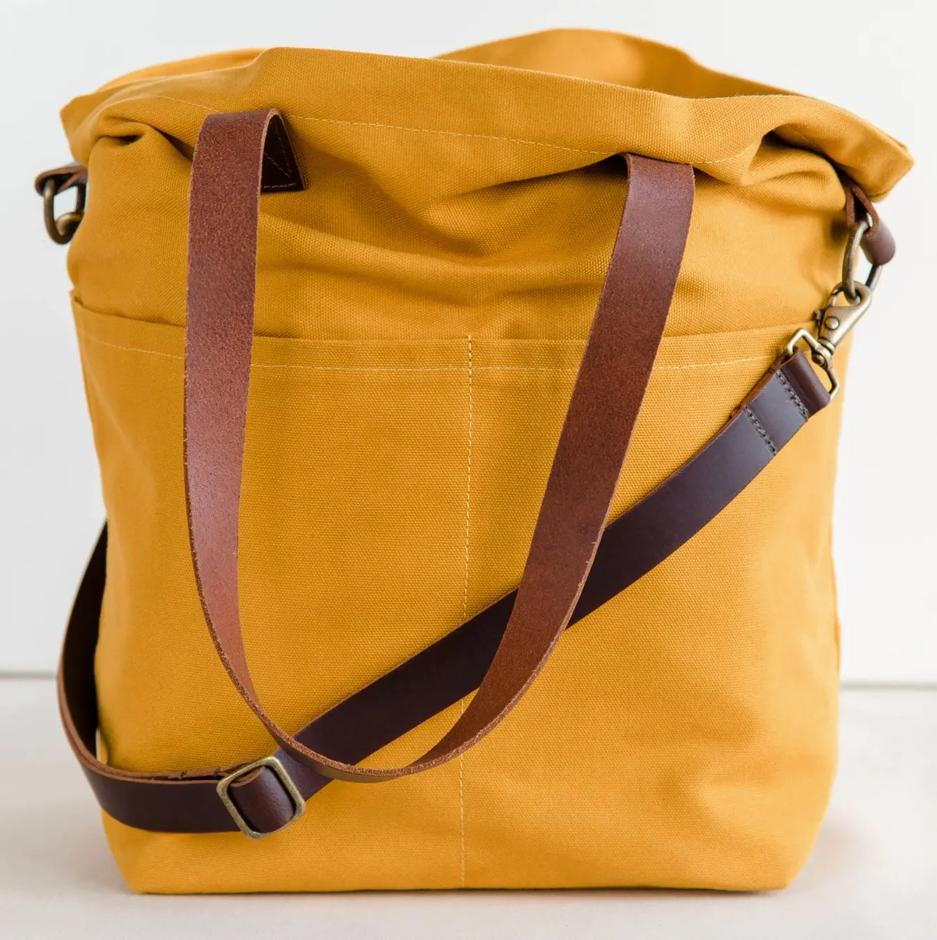 Canvas Crossbody Project Tote Bag Twig & Horn
