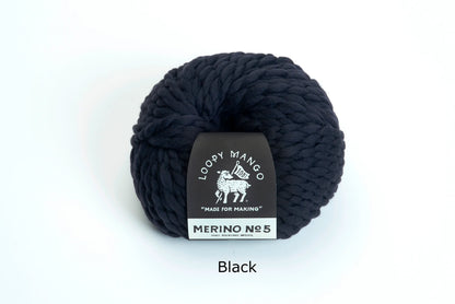 Loopy Mango Merino No. 5 Super Bulky Weight Wool Yarn