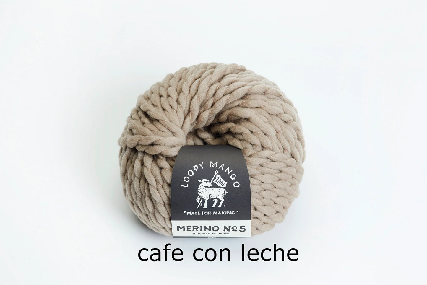 Loopy Mango Merino No. 5 Super Bulky Weight Wool Yarn
