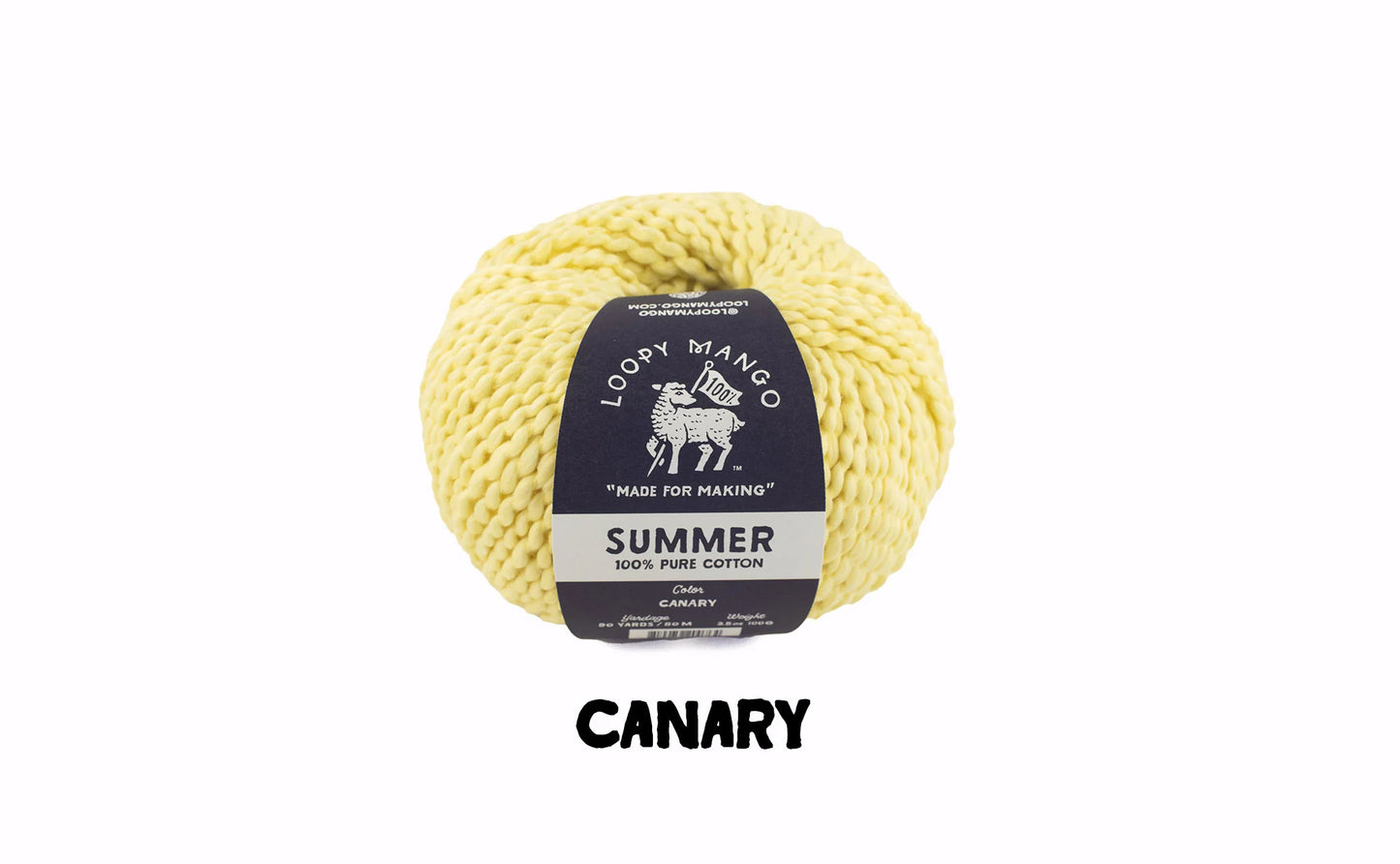Loopy Mango Summer 100% Cotton Bulky Weight Yarn