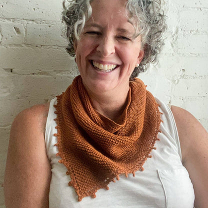 Bennet Bandana Knitting Kit from Flax & Twine