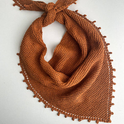 Bennet Bandana Knitting Kit from Flax & Twine