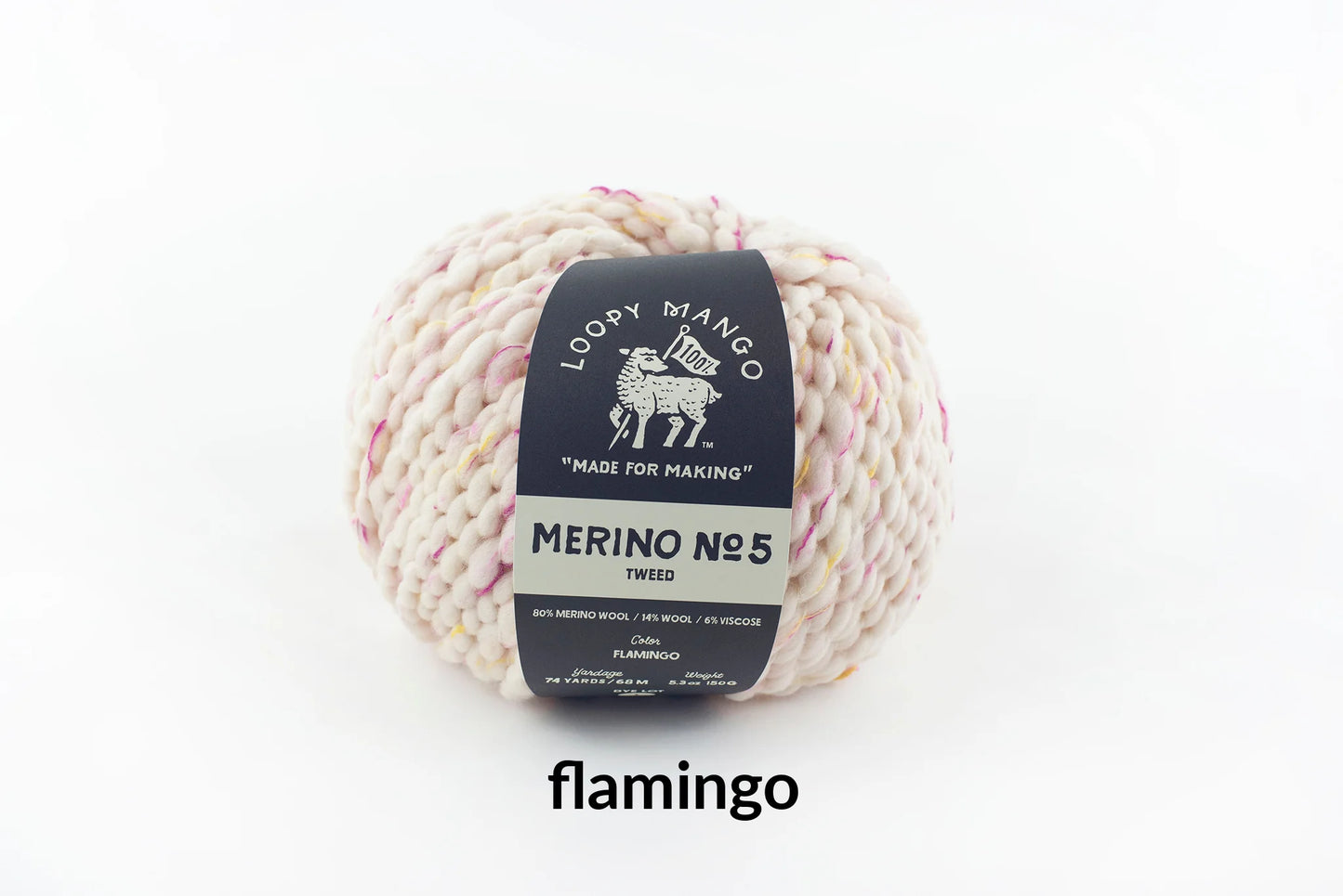 Loopy Mango Merino No. 5 Super Bulky Weight Wool Yarn