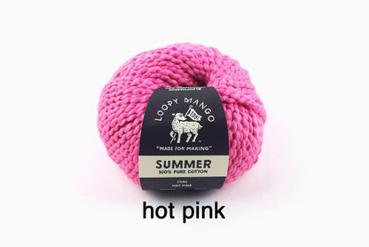 Loopy Mango Summer 100% Cotton Bulky Weight Yarn