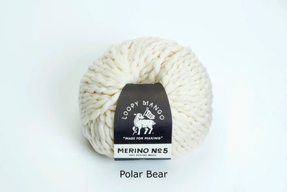 Loopy Mango Merino No. 5 Super Bulky Weight Wool Yarn