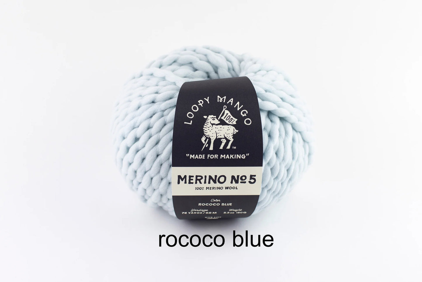Loopy Mango Merino No. 5 Super Bulky Weight Wool Yarn